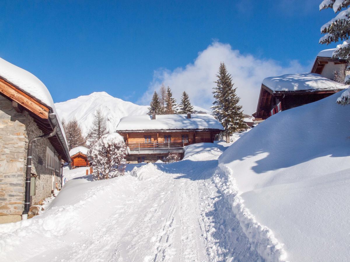 Gruppenhaus Im Walliser Alpstyle Rosswald Εξωτερικό φωτογραφία