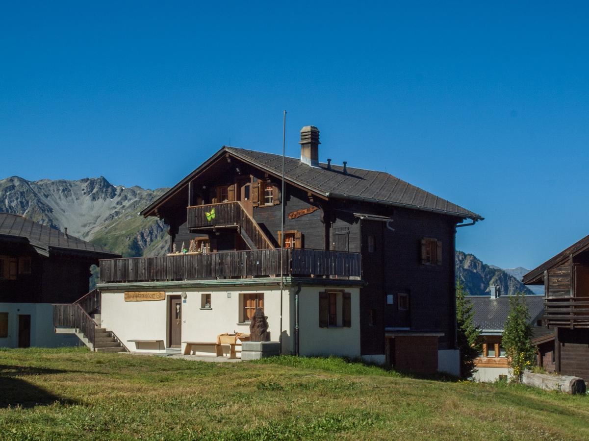 Gruppenhaus Im Walliser Alpstyle Rosswald Εξωτερικό φωτογραφία