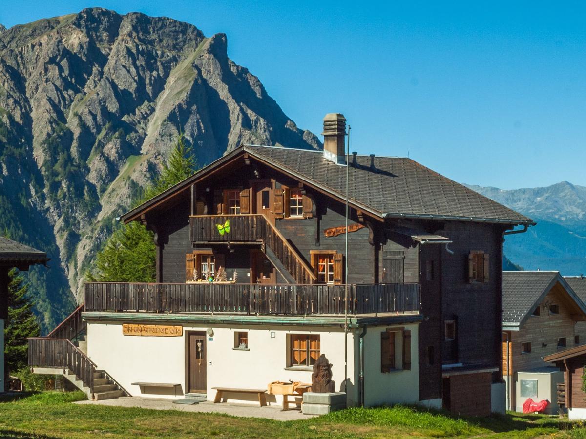 Gruppenhaus Im Walliser Alpstyle Rosswald Εξωτερικό φωτογραφία